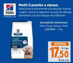 Sensibilità alimentari hill's prescription diet z/d mini -