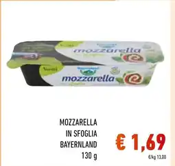 Spazio Conad Mozzarella in sfoglia bayernland offerta