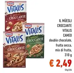 Spazio Conad Il muesli croccante vitalis cameo offerta