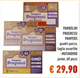 Spazio Conad Pannolini progressi pampers offerta