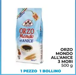 Spazio Conad Orzo mondo all'anice 3 mori offerta