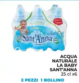Spazio Conad Acqua naturale la baby sant'anna offerta