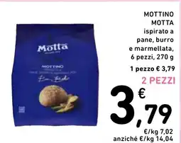Spazio Conad Mottino motta ispirato a pane, burro e marmellata, offerta