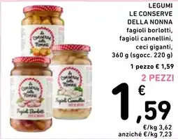 Spazio Conad Legumi le conserve della nonna offerta