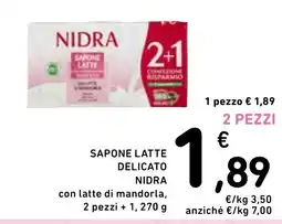 Spazio Conad Sapone latte delicato nidra offerta