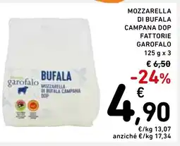 Spazio Conad Mozzarella di bufala campana dop fattorie garofalo offerta