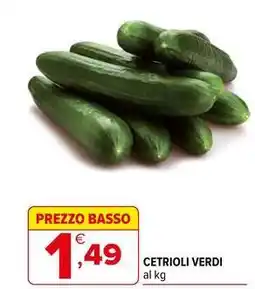 Iperal Cetrioli verdi offerta