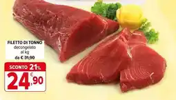 Iperal FILETTO DI TONNO decongelato offerta