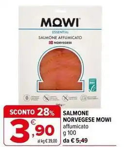 Iperal Salmone norvegese MOWI offerta