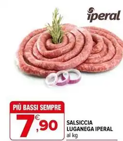 Iperal Salsiccia luganega IPERAL offerta
