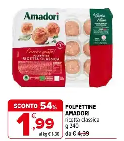 Iperal Polpettine AMADORI ricetta classica offerta