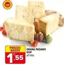 Iperal GRANA PADANO DOP all'etto offerta
