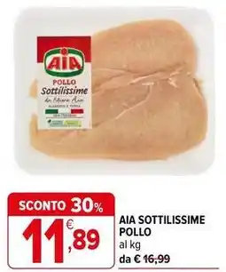 Iperal Aia sottilissime pollo offerta