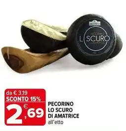 Iperal Pecorino LO SCURO DI AMATRICE offerta