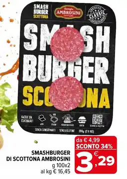 Iperal Smashburger di scottona AMBROSINI offerta