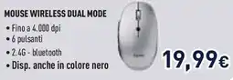 Unieuro Mouse wireless dual mode offerta