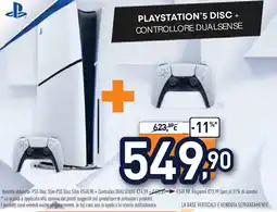 Unieuro Playstation®5 disc + controllore dualsense offerta