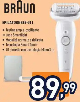 Unieuro BRAUN Epilatore SE9-011 offerta