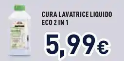 Unieuro Cura lavatrice liquido eco 2 in 1 offerta