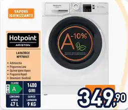 Unieuro Hotpoint ariston lavatrice NF97WKIT offerta