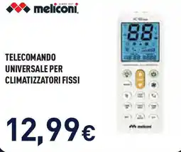 Unieuro Meliconi telecomando universale per climatizzatori fissi offerta