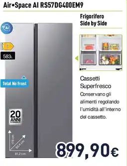 Unieuro SAMSUNG Frigorifero Side by Side offerta