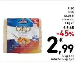 Spazio Conad Riso oro scotti classico, offerta
