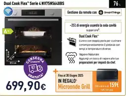 Unieuro SAMSUNG Dual Cook Flex Serie 4 NV75N5640BS offerta