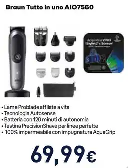 Unieuro Braun Tutto in uno AIO7560 offerta