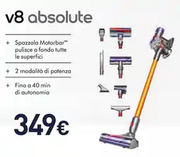 Unieuro dyson v8 absolute offerta