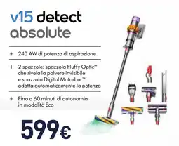 Unieuro dyson v15 detect absolute offerta