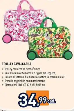 Unieuro Trolley cavalcabile offerta