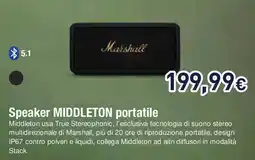 Unieuro Marshall Speaker MIDDLETON portatile offerta