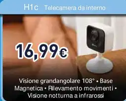 Unieuro EZVIZ H1c Telecamera da interno offerta