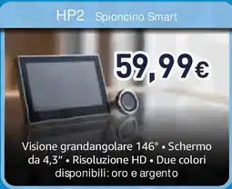 Unieuro EZVIZ HP2 Spioncino Smart offerta