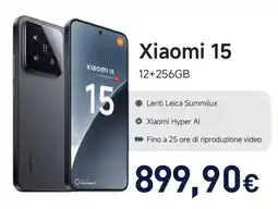 Unieuro Xiaomi 15 offerta