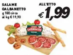 Coal Salame GALBANETTO offerta