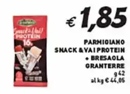 Coal Parmigiano snack & vai protein + bresaola granterre offerta