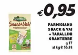 Coal Parmigiano snack & vai + tarallini GRANTERRE offerta