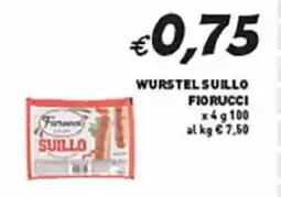 Coal Wurstel suillo FIORUCCI offerta