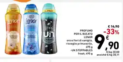 Spazio Conad Profumo per il bucato lenor oro e fiori di vaniglia, offerta
