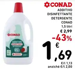 Spazio Conad Additivo disinfettante detergente conad offerta