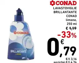 Spazio Conad Lavastoviglie brillantante conad limone, offerta