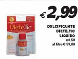 Coal Dolcificante dietetic liquido offerta