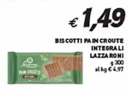 Coal Biscotti pain croute integrali LAZZARONI offerta
