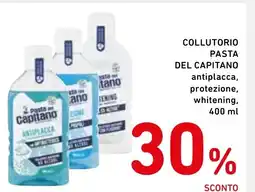 Collutorio pasta del capitano antiplacca, protezione, whitening,