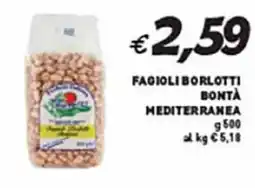 Coal Fagioli borlotti bontà MEDITERRANEA offerta