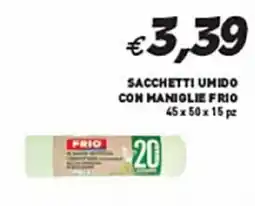 Coal Sacchetti umido con maniolie FRIO offerta
