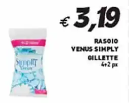 Coal Rasoio venus simply GILLETTE offerta