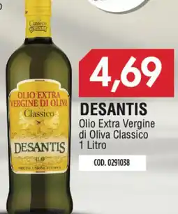 Carico Cash & Carry DESANTIS Olio Extra Vergine di Oliva Classico offerta